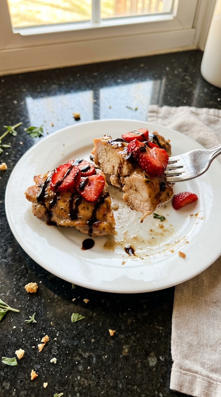 Savory Strawberry Balsamic Chicken