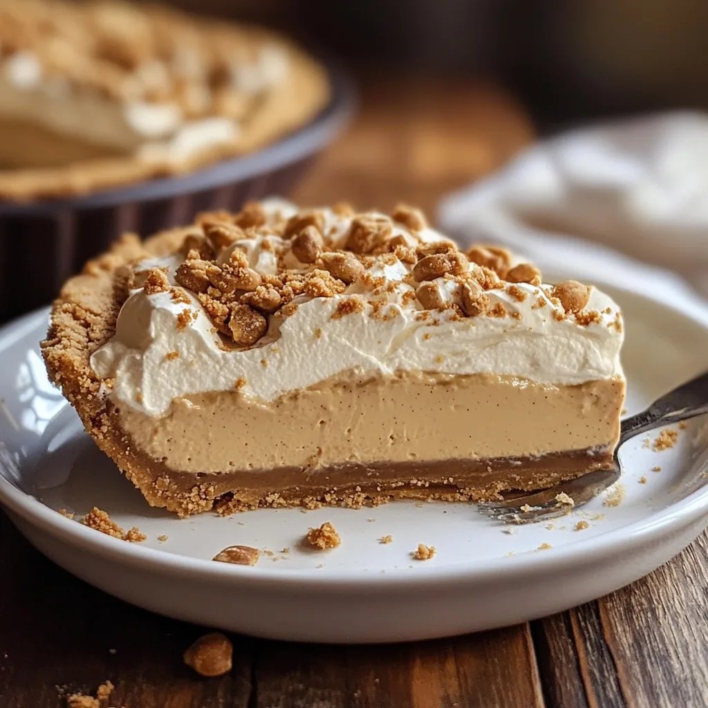 Old Fashioned Peanut Butter Pie