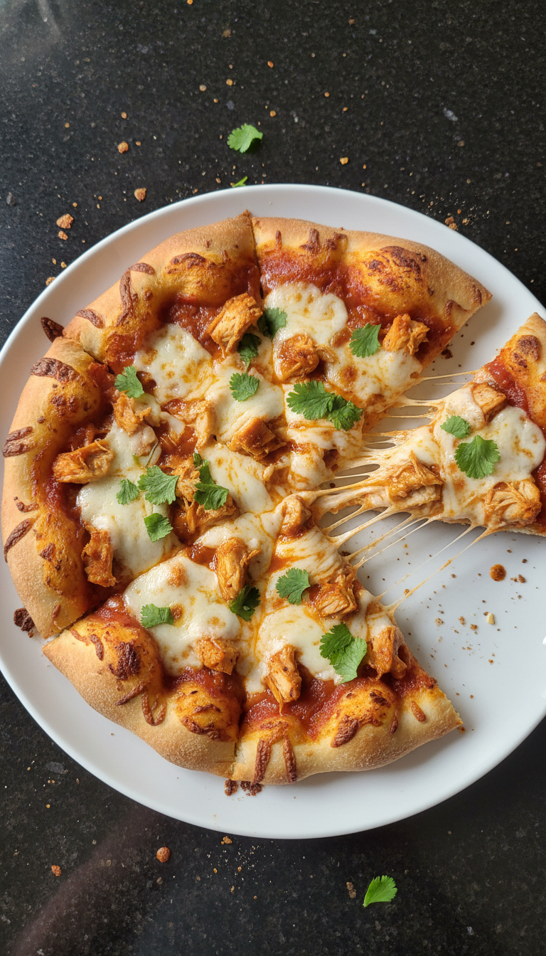 Buffalo Chicken Flatbread Pizza