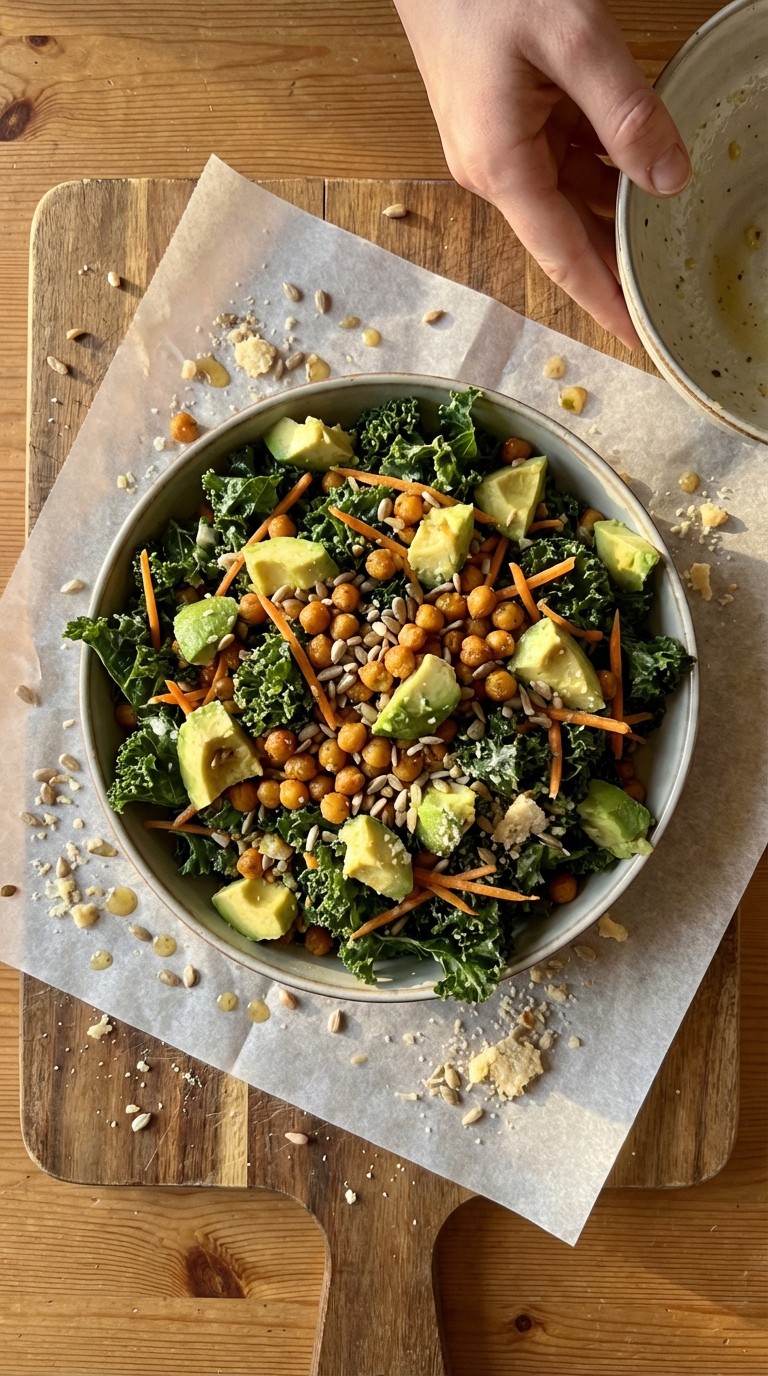 Loaded Crunchy Kale Salad