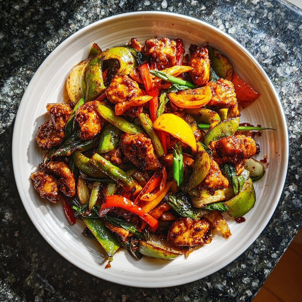 Sichuan Peppercorn Chicken Stir Fry