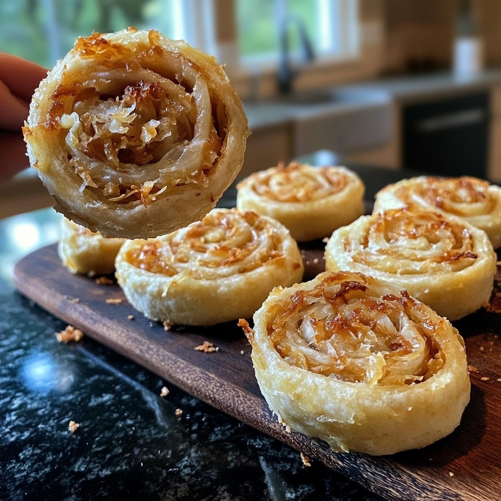 Sauerkraut Pinwheels