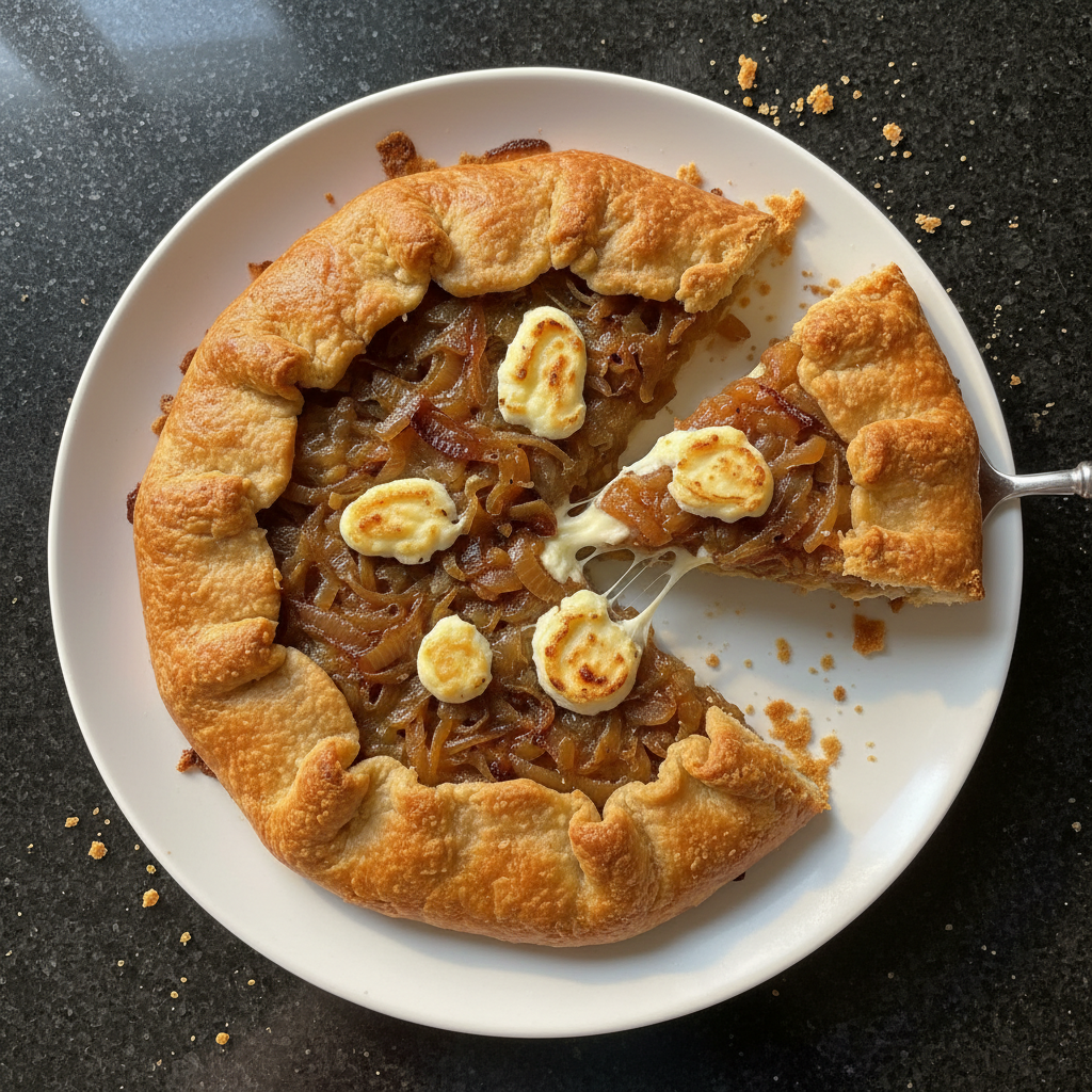 Savory Caramelized Onion Galette