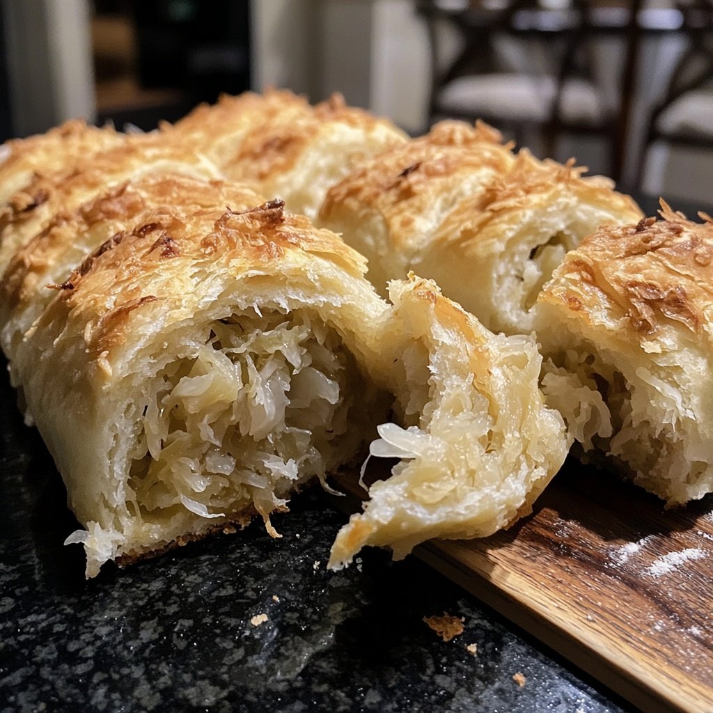 Sauerkraut Stuffed Rolls