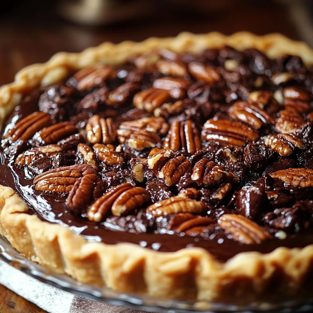 Texas Chocolate Pecan Pie