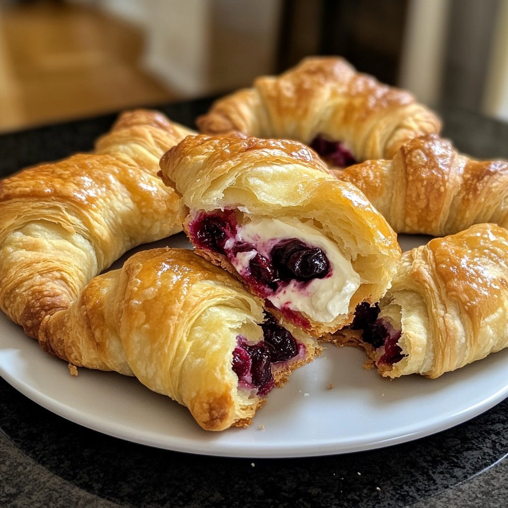 Cranberry Cream Cheese Crescent Bites