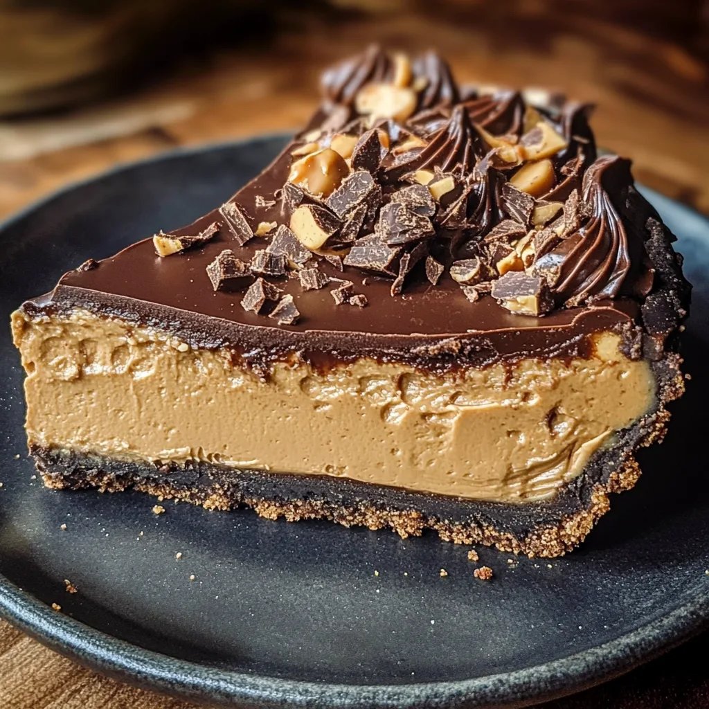 Gluten Free Chocolate Peanut Butter Pie