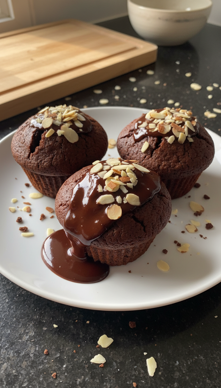 Chocolate Almond Cupcakes