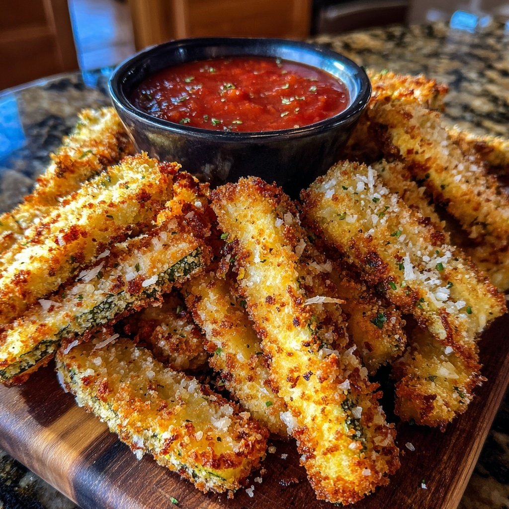 Crispy Baked Zucchini Fries