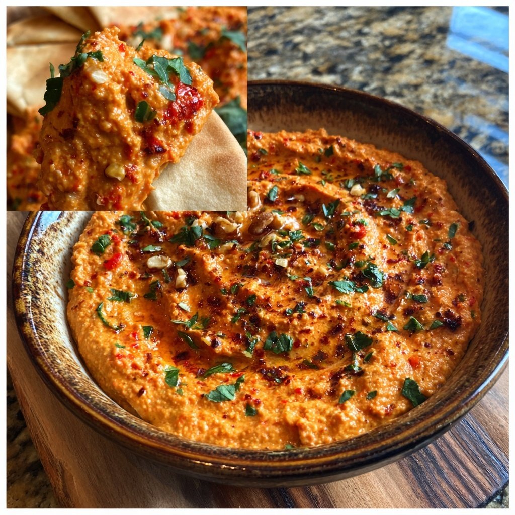 Muhammara Roasted Pepper Dip