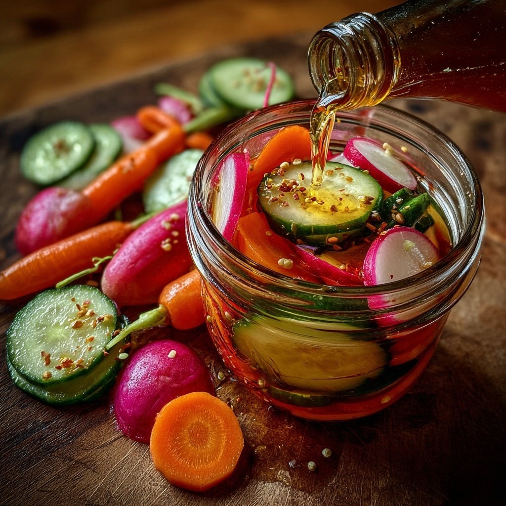Quick Pickled Vegetables