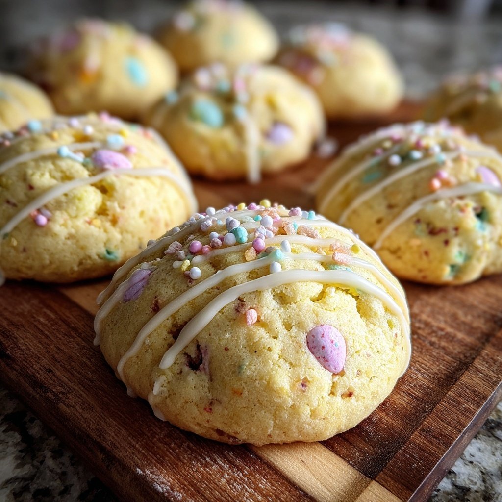 Soft Batch Spring Muffin Cookies