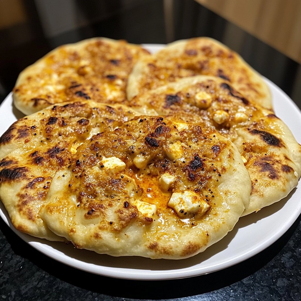 Achari Paneer Naan Bombs