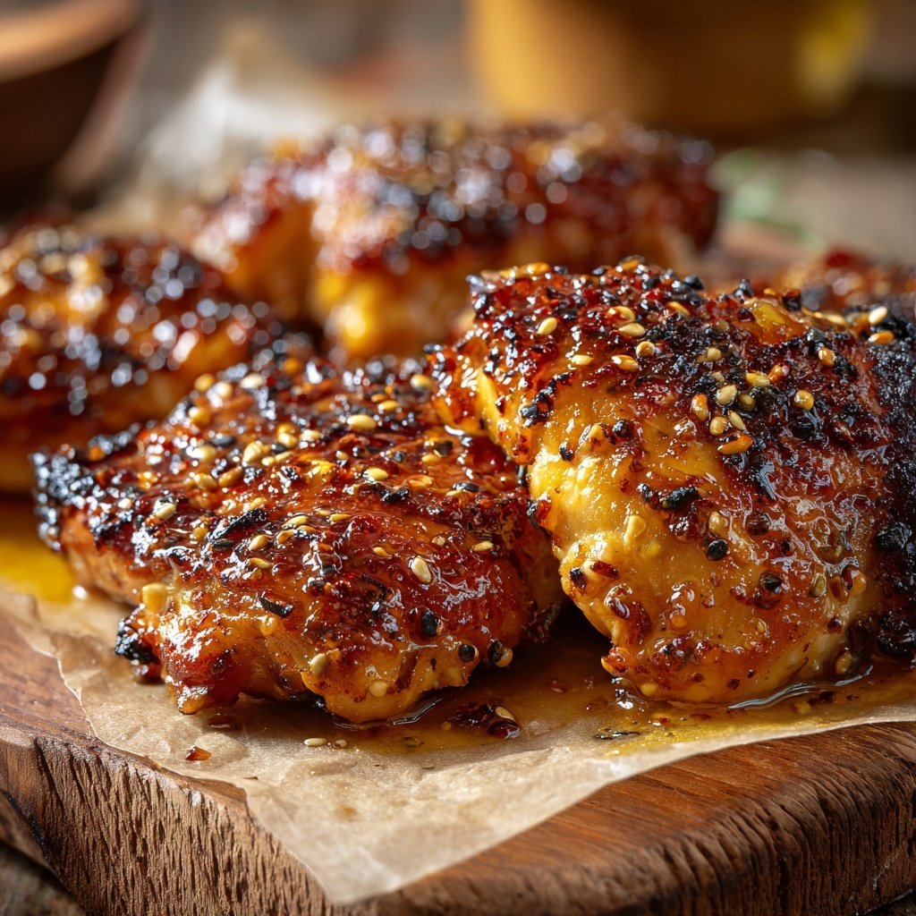 Honey Mustard Glazed Chicken