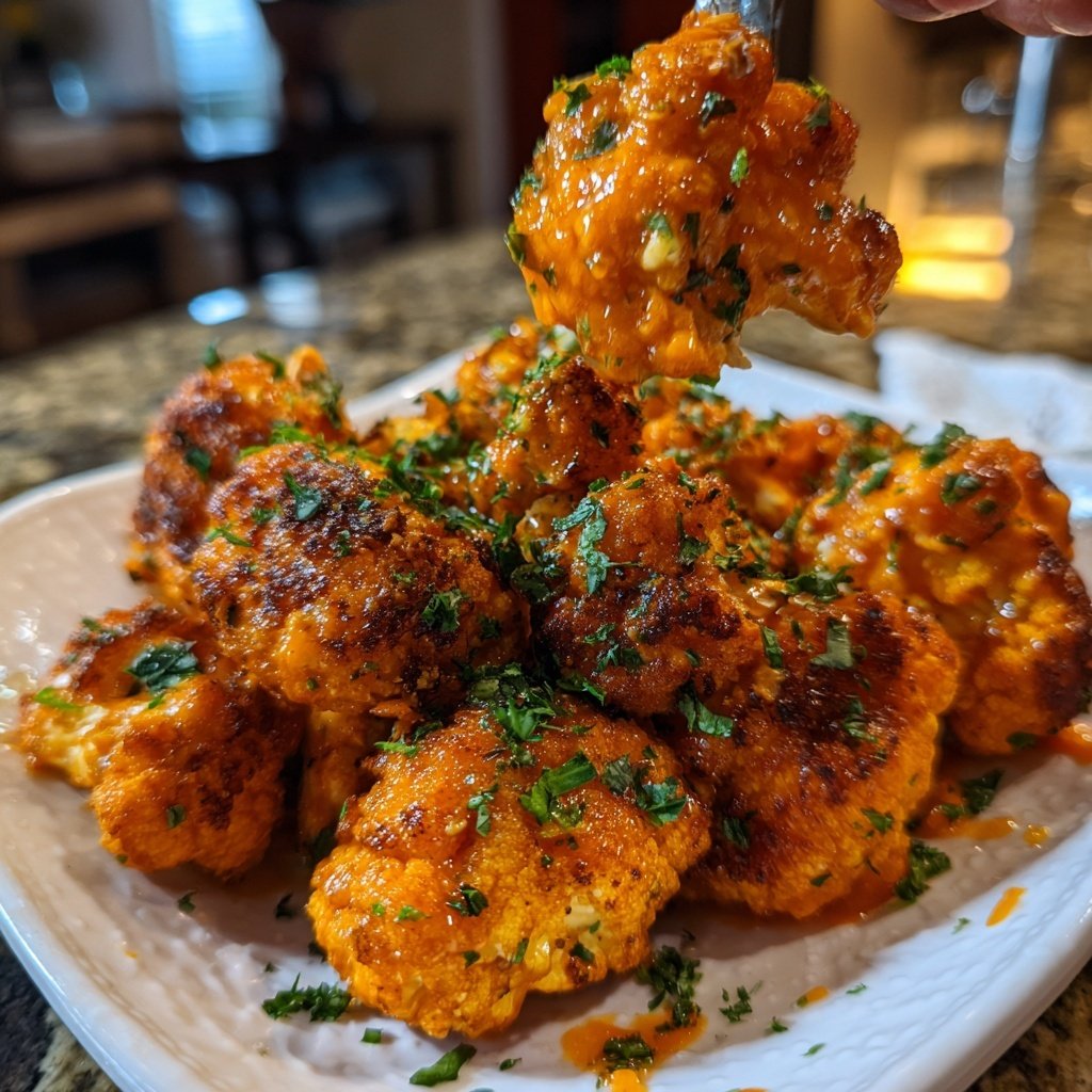 Buffalo Cauliflower Wings Spicy