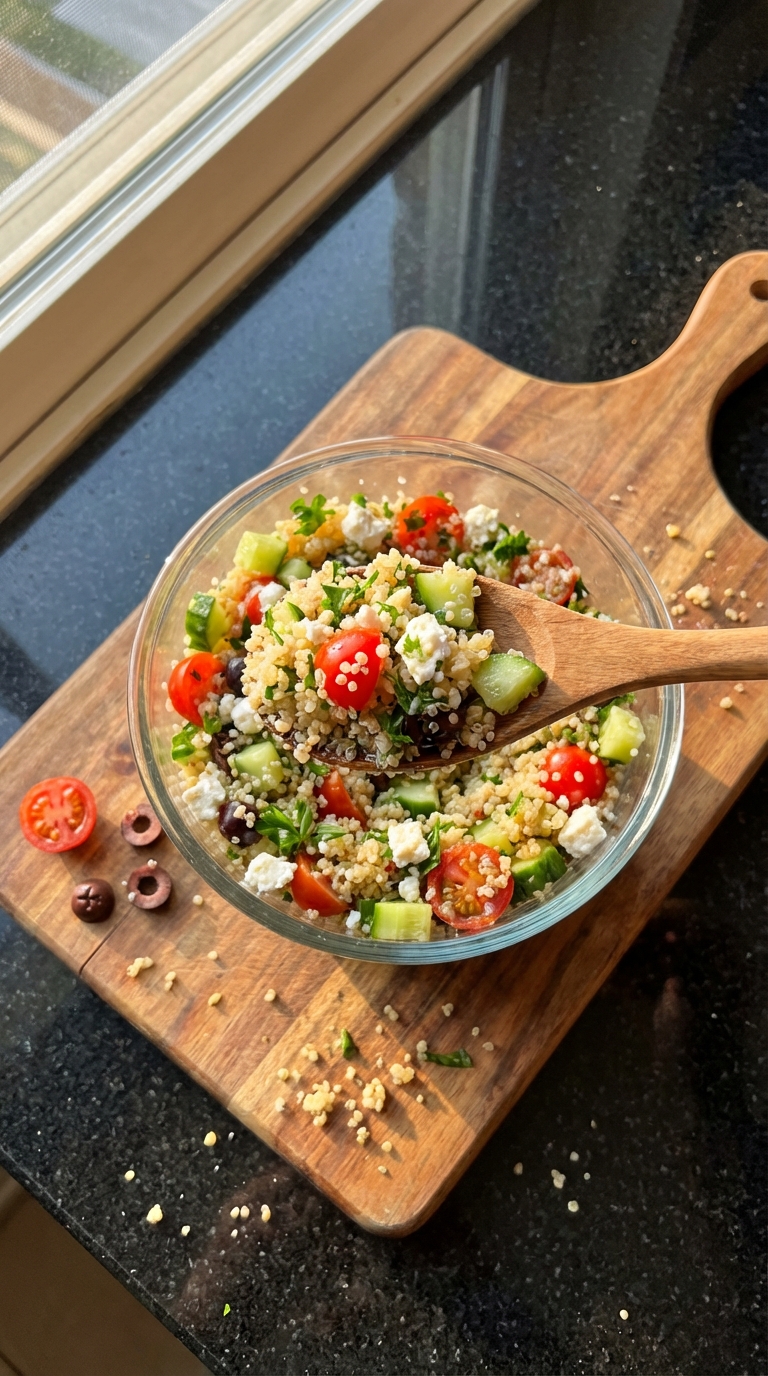 Quick Quinoa Salad with Feta
