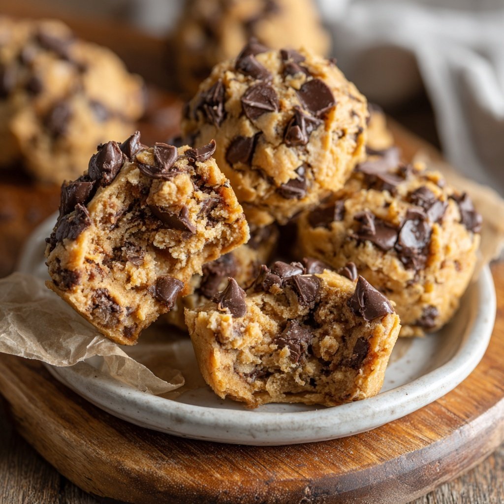 Chocolate Chip Cookie Dough Bites
